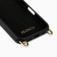Selencia Coque arrière Rivièra avec MagSafe avec crochets amovibles Apple iPhone 17 Pro - Velvet Black