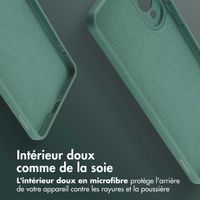 imoshion Coque Couleur avec MagSafe Samsung Galaxy S25 Edge - Vert foncé