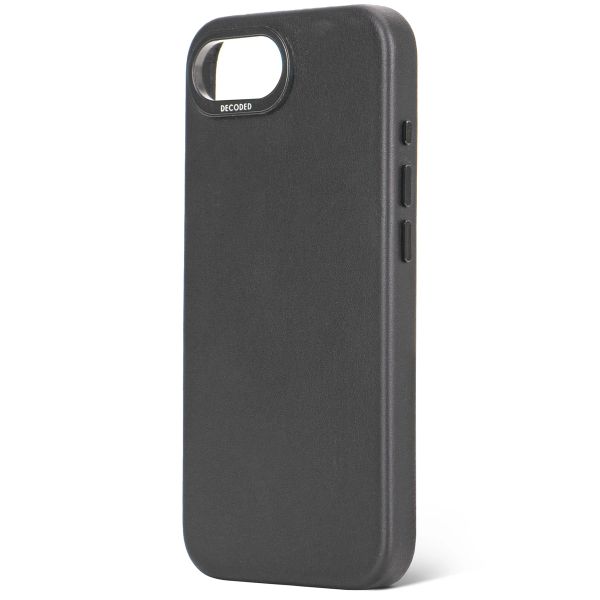 Decoded Coque en cuir Apple iPhone 16e - Black