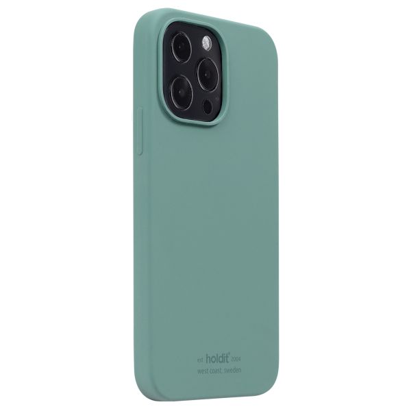 Holdit Coque Silicone iPhone 13 Pro - Moss Green