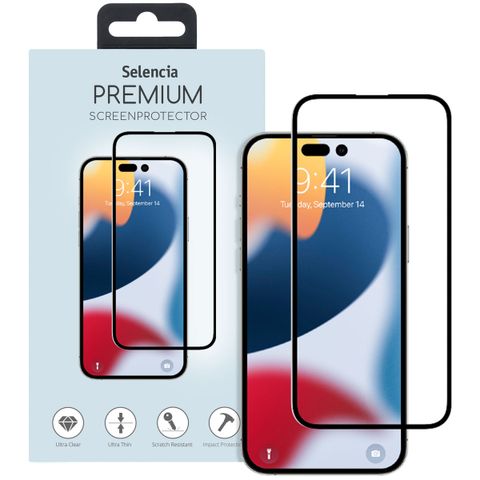 Selencia Protection d'écran premium en verre trempé Apple iPhone 14 Pro Max