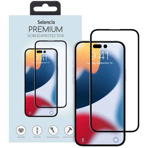 Selencia Protection d'écran premium en verre trempé durci iPhone 14 Pro Max