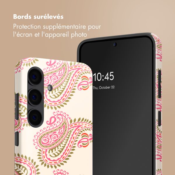 Selencia Coque arrière Vivid Samsung Galaxy S24 - Paisley Blush