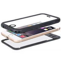 Redpepper Coque imperméable Dot Plus Apple iPhone SE (2022 / 2020) / 8 / 7 / 6(s) - Noir