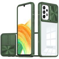 imoshion Coque arrière Camslider Samsung Galaxy A23 (5G) - Vert foncé