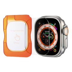 Accezz Protecteur d'écran en verre trempé avec applicateur Apple Watch Ultra 1 / 2 / 3 - 49 mm