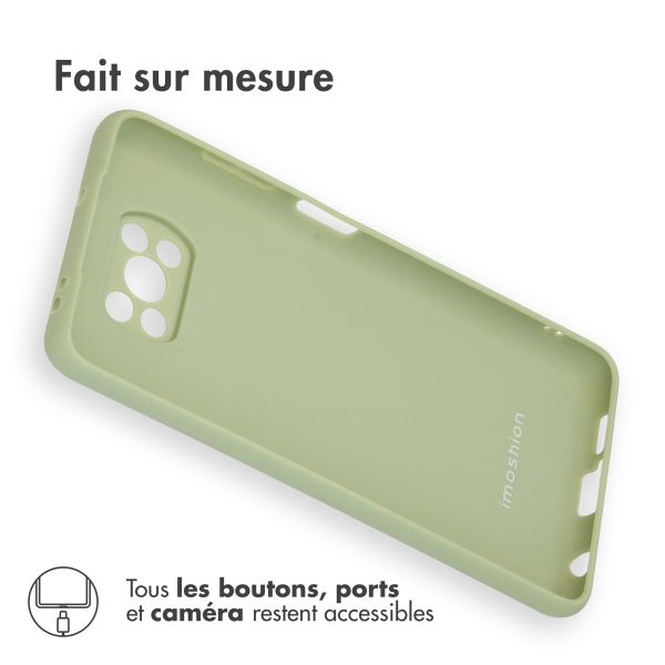 imoshion Coque Couleur Xiaomi Poco X3 (Pro) - Olive Green