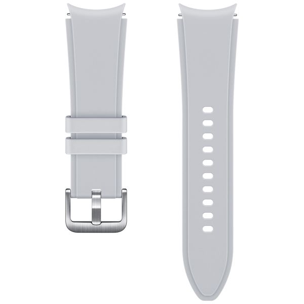 Samsung Bracelet Original Ridge Sport pour Samsung Galaxy Watch 4 / 5 / 6 / 7 - 20 mm - S/M - Argent