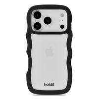 Holdit Coque Wavy Apple iPhone 17 Pro Max - Black / Transparent