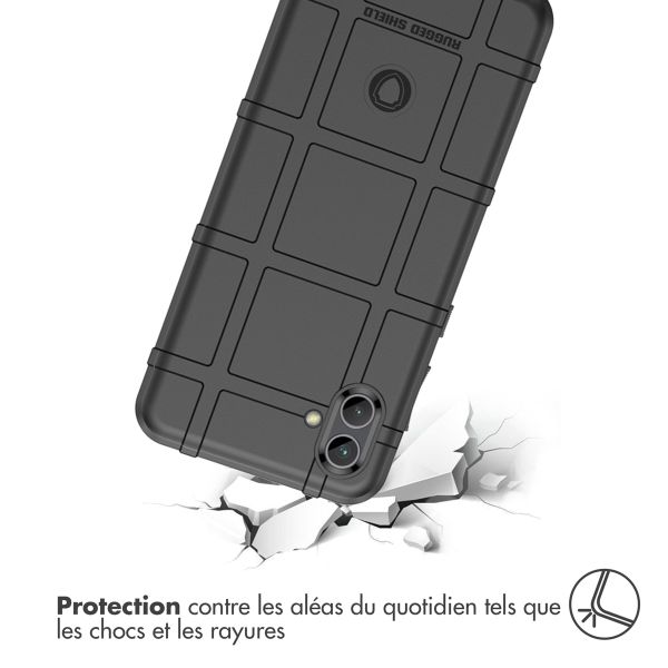 imoshion Coque Arrière Rugged Shield Samsung Galaxy A04 - Noir