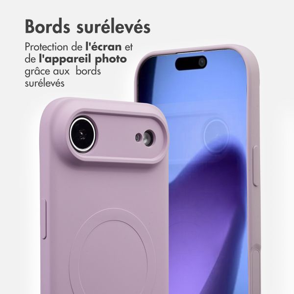 imoshion Coque Couleur avec MagSafe Apple iPhone Air - Violet