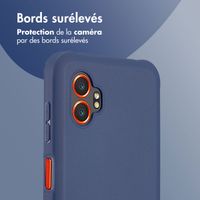 imoshion Coque Couleur Samsung Galaxy Xcover 7 Pro - Bleu foncé