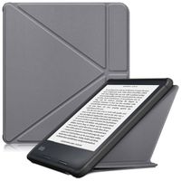 imoshion Étui de liseuse portefeuille Pliable Kobo Libra 2 / Tolino Vision 6 - Gris