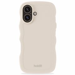 Holdit Coque Wavy iPhone 16 Plus - Light Beige