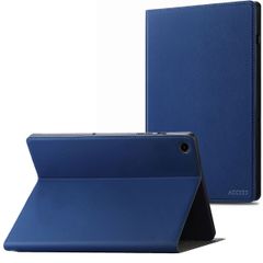 Accezz Coque tablette Classic Samsung Galaxy Tab A9 Plus - Bleu foncé
