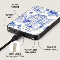 Burga Powerbank magnétique 5 000 mAh - MagSafe et Qi2 - Sobremesa / Gunmetal