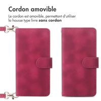 imoshion Etui de téléphone portefeuille avec cordon Samsung Galaxy S23 - Rouge