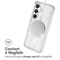 imoshion Coque Pailletée avec MagSafe Samsung Galaxy S25 Plus - Transparent