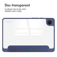imoshion Coque tablette rigide Trifold Samsung Galaxy Tab A9 8.7 pouces - Bleu foncé