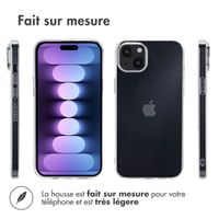 Accezz Coque Clear 100% recyclée Apple iPhone 15 Plus - Transparent