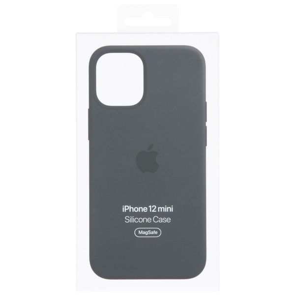 Apple Coque en silicone MagSafe Apple iPhone 12 Mini - Black
