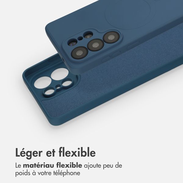 imoshion Coque Couleur avec MagSafe Samsung Galaxy S26 Ultra - Bleu foncé