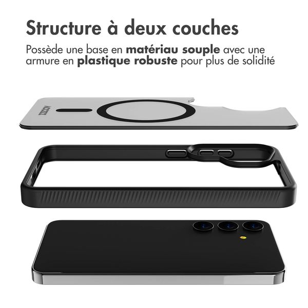 Accezz Coque Givrée Robuste avec MagSafe Samsung Galaxy S24 Plus