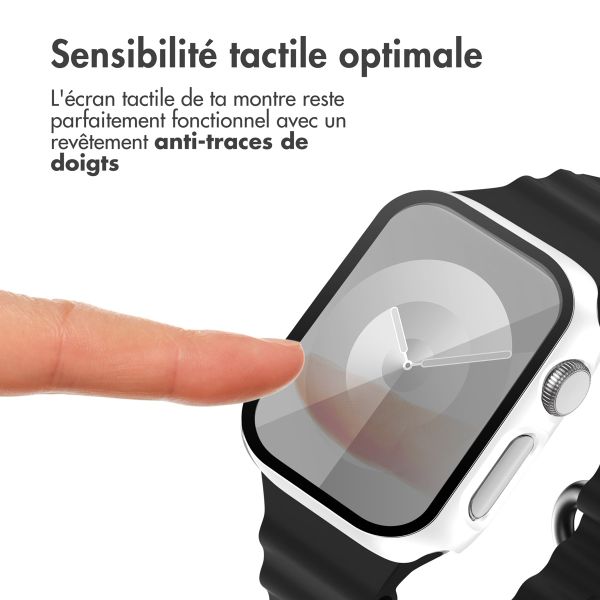 imoshion Coque rigide à couverture complète pour Apple Watch Series 1 / 2 / 3 - 42 mm - Blanc