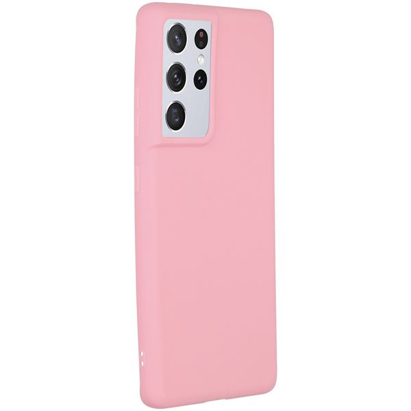 imoshion Coque Couleur Samsung Galaxy S21 Ultra - Rose