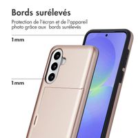 imoshion Coque arrière avec porte-cartes Samsung Galaxy A36 / A56 - Rose Doré