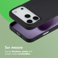 imoshion Coque Couleur Apple iPhone 17 Pro Max - Noir