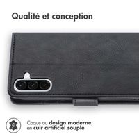 imoshion Étui de téléphone portefeuille Luxe Samsung Galaxy A36 - Noir