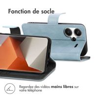imoshion Étui de télephone portefeuille Xiaomi Redmi Note 13 Pro Plus (5G) - Bleu clair