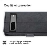 imoshion Étui de téléphone portefeuille Luxe Google Pixel 7 - Noir