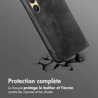 imoshion Étui de téléphone portefeuille Slim Samsung Galaxy S24 / S25 - Noir