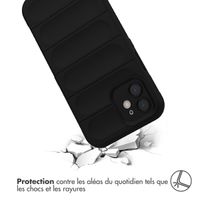 imoshion Coque arrière EasyGrip iPhone 12 - Noir