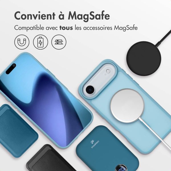 imoshion Coque Color Guard avec MagSafe Apple iPhone Air - Bleu clair