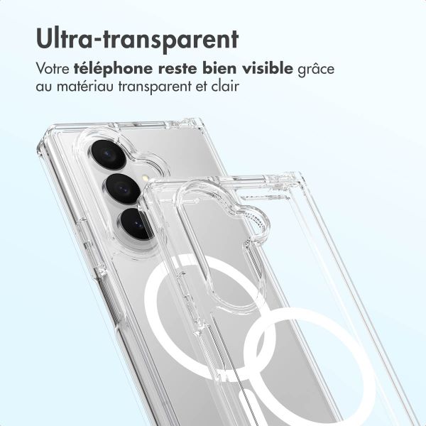 Accezz Coque arrière Xtreme Impact avec MagSafe Samsung Galaxy Z Fold 7 - Transparent