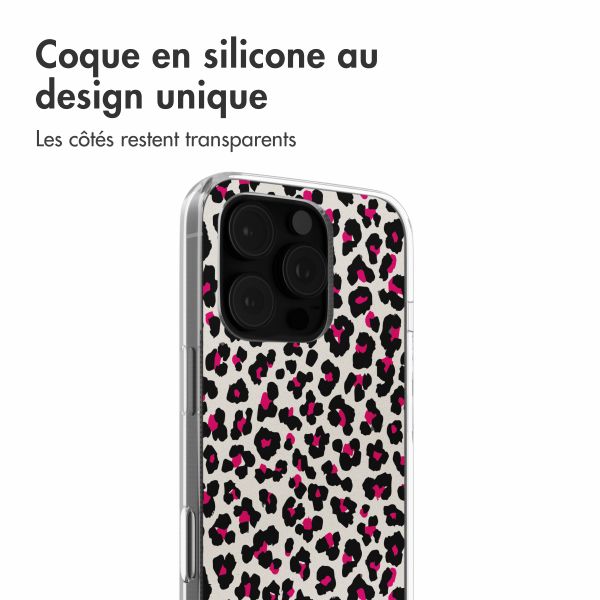 imoshion Coque Design Apple iPhone 16 Pro - Leopard Pink