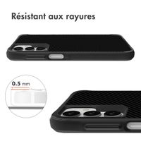 imoshion Rugged Hybrid Carbon Case Samsung Galaxy A15 (5G/4G) - Noir