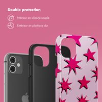 Selencia Coque arrière Vivid Apple iPhone 11 - Stars Rubine Red Light Pink