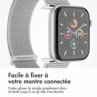 imoshion Bracelet en nylon Apple Watch Series 1 t/m 11 / SE / Ultra (44/45/46/49 mm) - Seashell