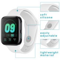 imoshion Bracelet silicone Oppo Watch 41 mm - Blanc