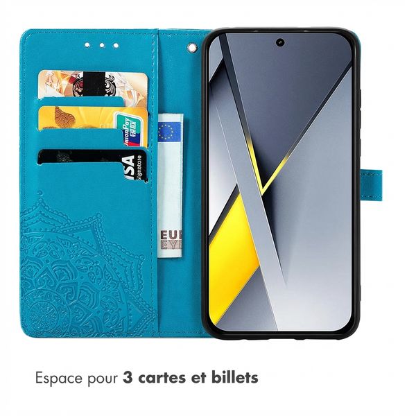 imoshion Etui de télephone Mandala Xiaomi Poco F8 Pro - Turquoise
