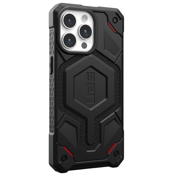 UAG Coque arrière Monarch Pro iPhone 15 Pro Max - Kevlar Black