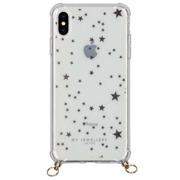 My Jewellery Housse avec cordon pour coque silicone Design iPhone Xs Max