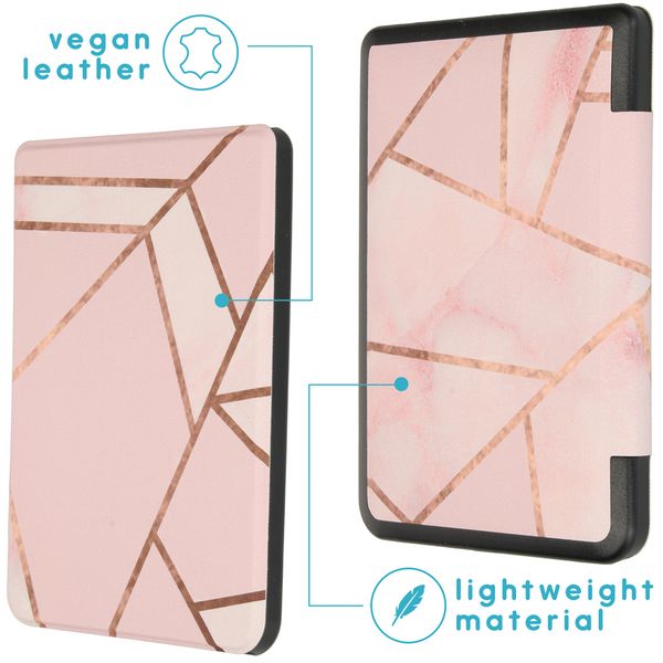 imoshion ﻿Design Slim Hard Sleepcover Kobo Nia - Pink Graphic