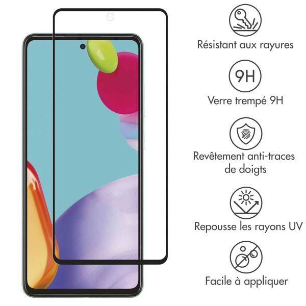 Accezz Protection d'écran en verre trempé Full Cover Samsung Galaxy A52(s) (5G/4G) / A53
