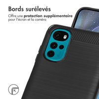 imoshion Coque Brushed Motorola Moto G22 - Noir