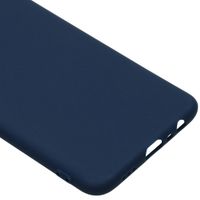 imoshion Coque Couleur Oppo A15 - Bleu foncé